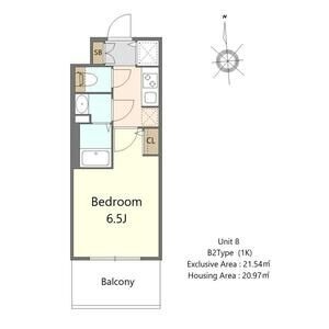 S-RESIDENCE高井田beletaの間取り