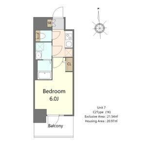 S-RESIDENCE高井田beletaの間取り