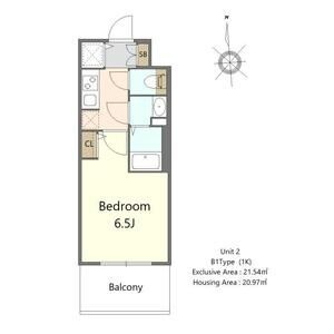 S-RESIDENCE高井田beletaの間取り