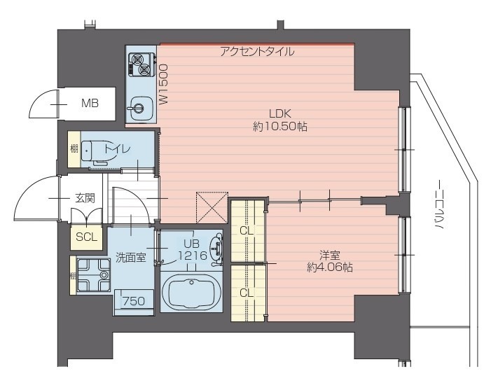 プレジオ永和EUROの間取り