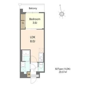 Alivis緑橋の間取り