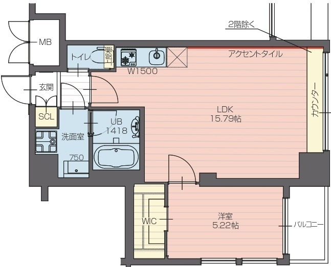 プレジオ長田の間取り