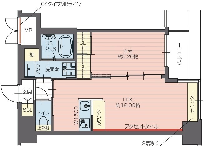 プレジオ長田の間取り