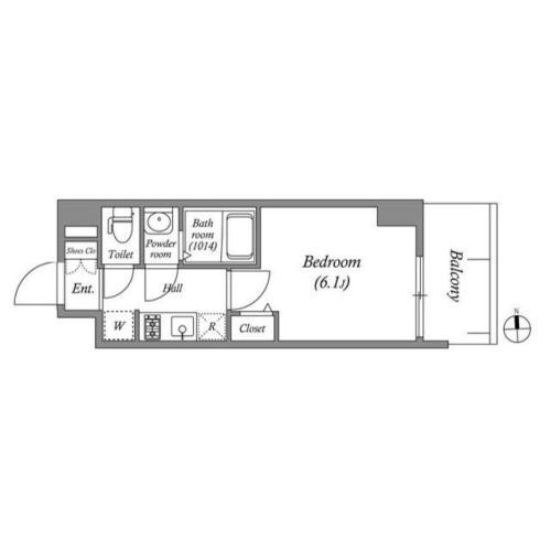 アドバンス大阪リーヴァの間取り