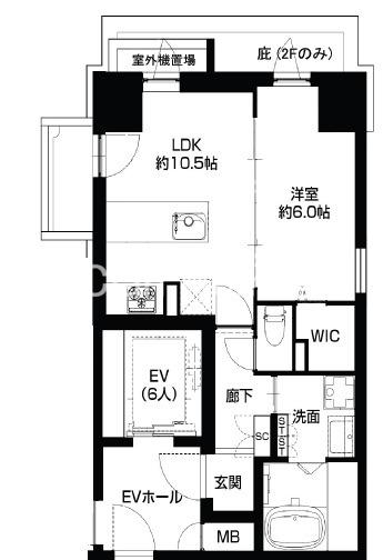 La CASA 石ケ辻の間取り