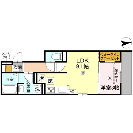 アザレア深江橋の間取り
