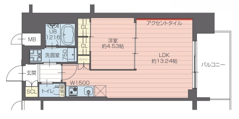 プレジオ永和ASIANの間取り
