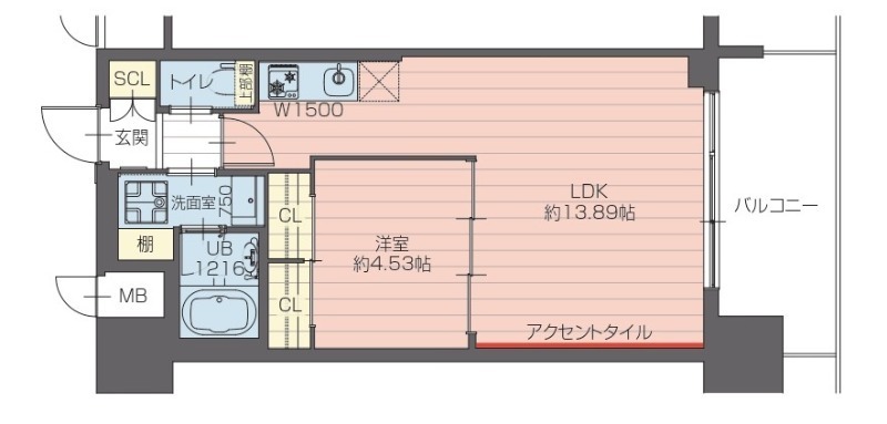 プレジオ永和ASIANの間取り