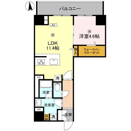 LAZO内久宝寺の間取り