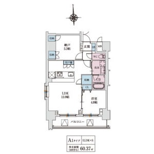 スプランディッド上本町WESTの間取り