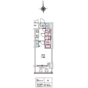 スプランディッド上本町WESTの間取り