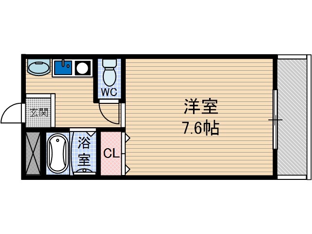 フェリセ富田の間取り