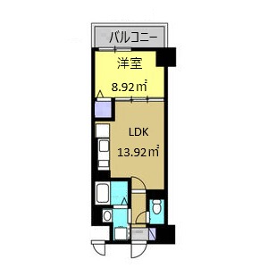 リアライズ今里南の間取り