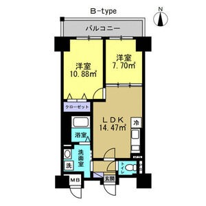 リアライズ今里南の間取り