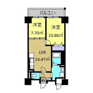 リアライズ今里南の間取り