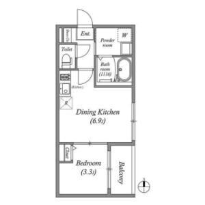 グランディオ鶴橋の間取り