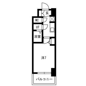 ソルテラスOSAKA緑橋クレアストの間取り