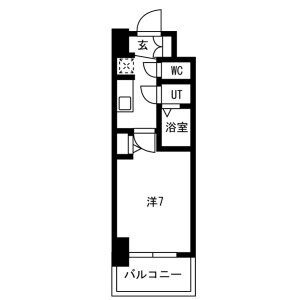 ソルテラスOSAKA緑橋クレアストの間取り