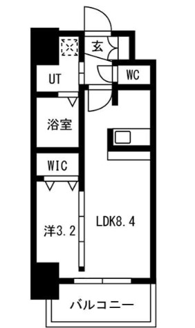 ソルテラスOSAKA緑橋クレアストの間取り