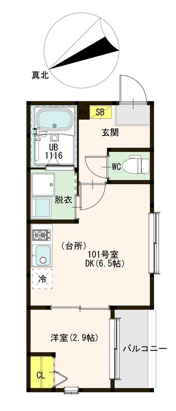 The Haven Osakaの間取り