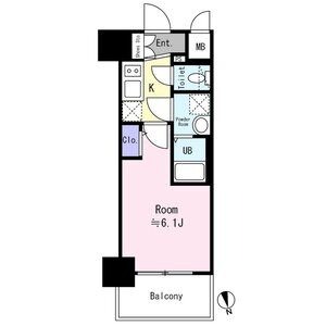 エスリード難波AGREAの間取り