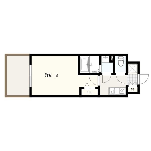 フォーリアライズ大阪ミッテの間取り