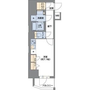 Metrosa谷町六丁目Southの間取り