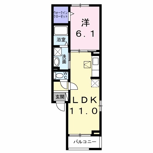 フェリシダの間取り