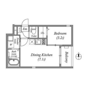 ハーモニーテラス巽西の間取り
