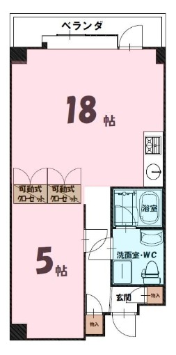 NOVA京橋の間取り