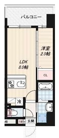 Luxe玉造南の間取り