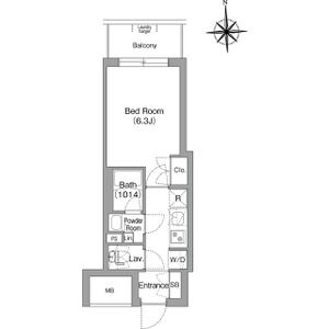 コンフォリア・リヴ博労町一丁目Qの間取り