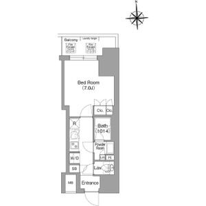 コンフォリア・リヴ博労町一丁目Qの間取り