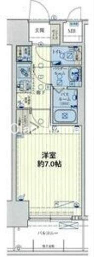 スワンズシティ大阪クレアストの間取り
