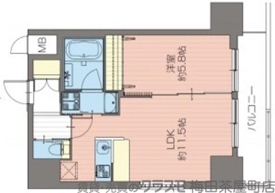 宮原の完工年月(2021年3月)築の賃貸マンションの間取り