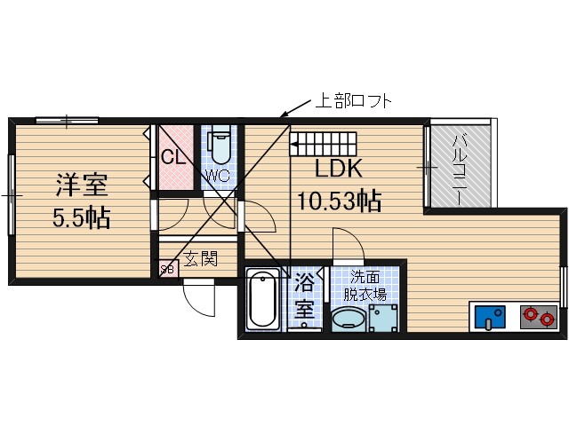 アドヴァンやまじょうの間取り