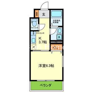 PROSPER COURT 緑橋の間取り