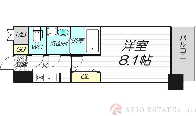 アドバンス新大阪Ⅴの間取り