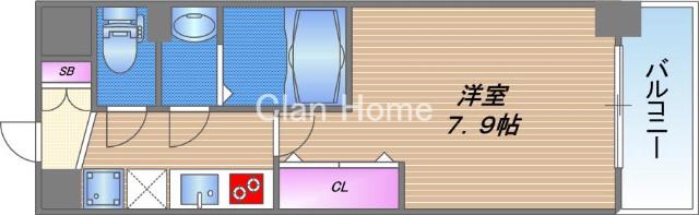 Luxe森之宮の間取り