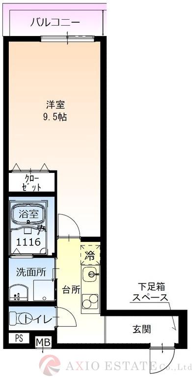 フジパレス阪急神崎川南Ⅰ番館の間取り