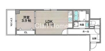 アルカンシェルコート緑橋の間取り