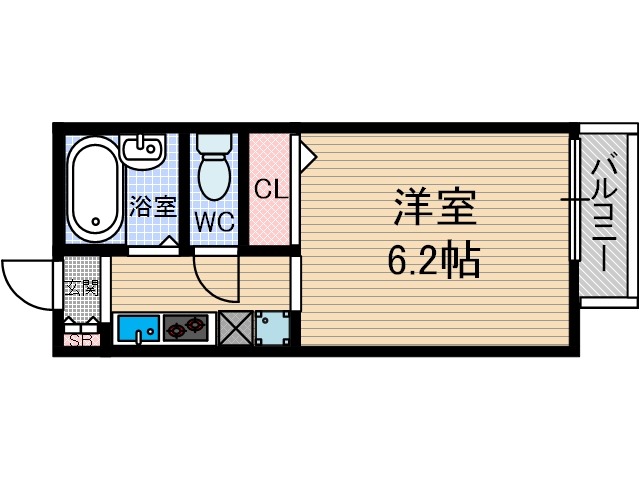 MINORUハイツの間取り