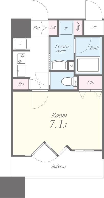 アーバンウェル茨木の間取り
