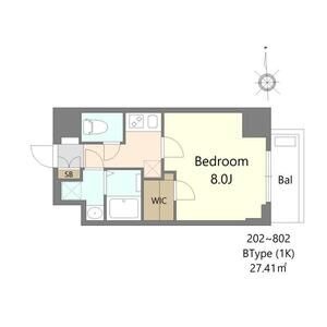 SPコート大阪城東の間取り