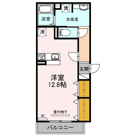アメニティー・ベフの間取り