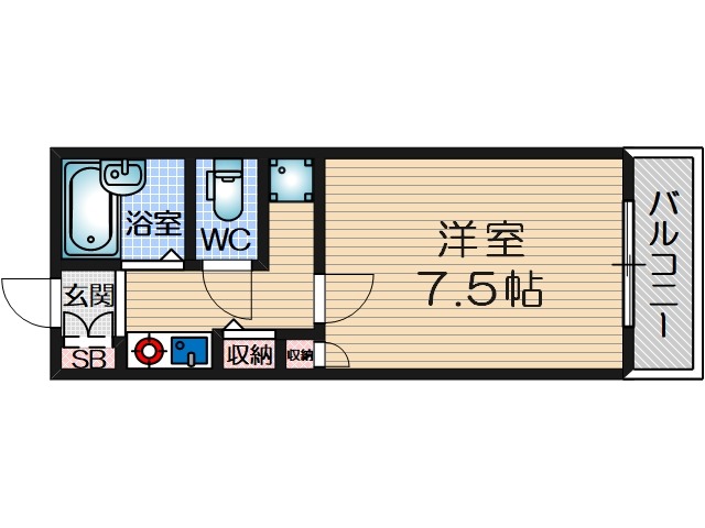 センターコートの間取り