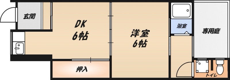 コーポ竹橋の間取り