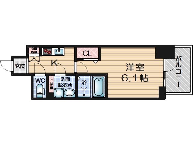 岸部南の完工年月(2025年10月)築の賃貸マンションの間取り