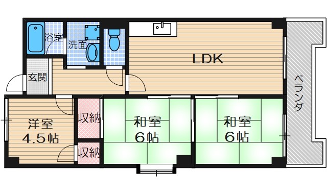シャトーモンシェールの間取り