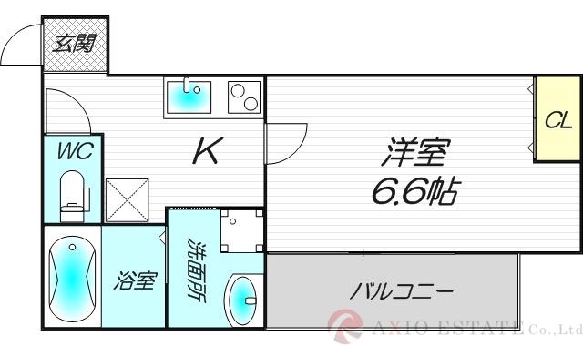 フジパレス下新庄駅東Ⅰ番館の間取り